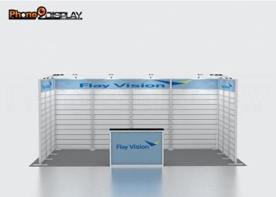 China Advertising Event Booth Design , Aluminum Panel Small Trade Show Booth for sale