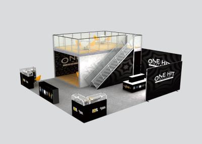 China Quick Set Up Double Decker Trade Show Booth Custom Color For Exhibition for sale