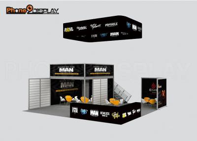 China Indoor Free Standing Standard Exhibition Booth / Double Decker Exhibition Stands for sale