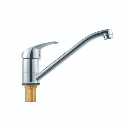 China Hot Selling Stainless Steel Thermostatic Faucets Single Hole Hot And Cold Deck Mounted Kitchen Sink Faucet Faucet for sale