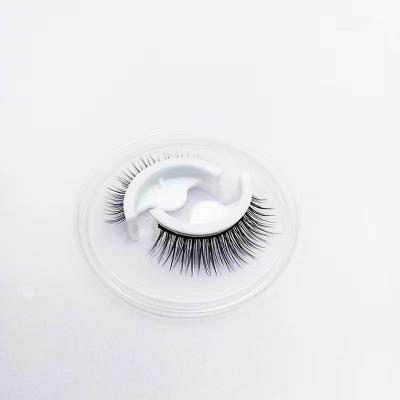 China New Product Border Thick, No Glue, Quick-adhesive Natural Self-adhesive False Eyelashes, Repeatable Adhesive Strips In Stock for sale