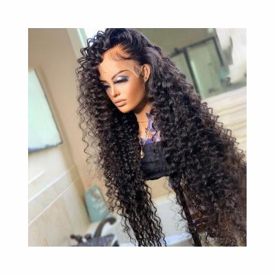 China Beesoul Water Wave 360 ​​Lace Wig Water Wave Hair Frontal Wigs For Women 13x4 Lace Front Wig Brazilian Curly Glueless Virgin Hair for sale