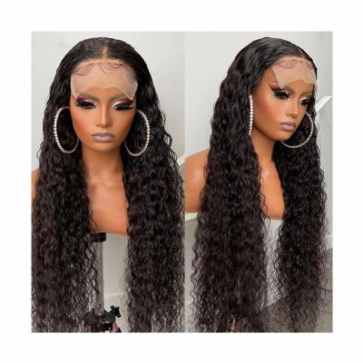 China Beesoul Deep Wave 13x6 Lace Frontal Loose Deep Wave Hair Wigs 5X5 Transparent Lace Closure Hairpiece for sale