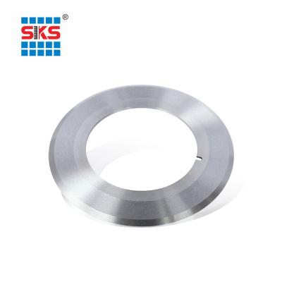 China Rotary Blades Circular / Rotary Blades Disc Blade Shearing Machine Slot Plate , Circular Slitter Knife for sale