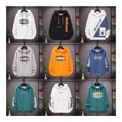 China Anti-wrinkle Wholesale of printing heavyweight men's hoodies oversized printing luxury pullover cheap men's hoodies for sale