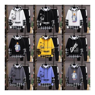 China Anti-wrinkle Men's 100% Cotton Luxury Quality Sweater Oversized Print Logo Men's Sweater and Sweatshirt for sale