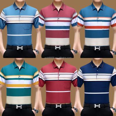 China Wholesale Custom Breathable Mens Golf Polo Shirt Printed Cotton Polyester Polo T Shirt For Men for sale