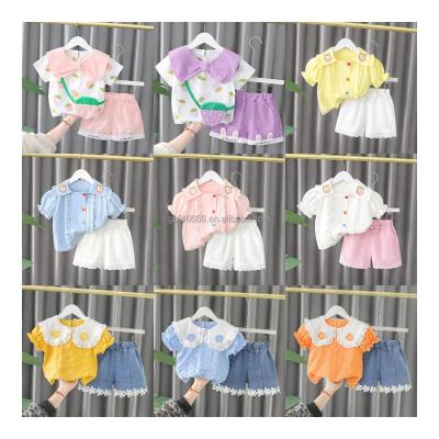 China Casual Children's Suit Summer Beach Boys Shirt + Shorts Children's Suit High Quality Boys Set Low Price for sale