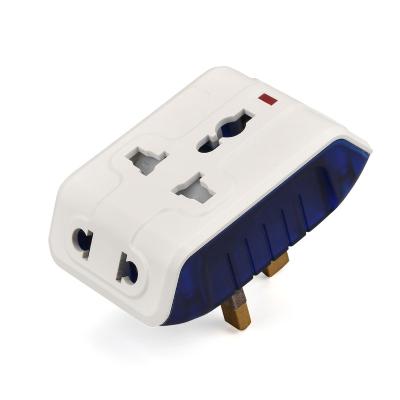 China 13A 250v UK Residential / General Purpose Multi Travel 3 Way Adapter Conversion Multi Socket for sale