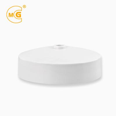 China Round Ceiling Rose Transparent Junction Box Bakelite 6A White Ceiling Mounted for sale