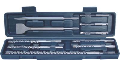 China 10-piece SDS-plus hammer drill set in Plastic box, single or cross tip for sale