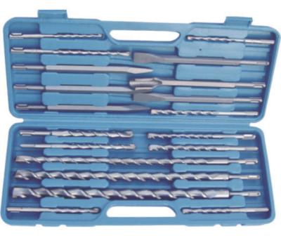 China 19-piece SDS-plus hammer drill set in Plastic box, single or cross tip for sale