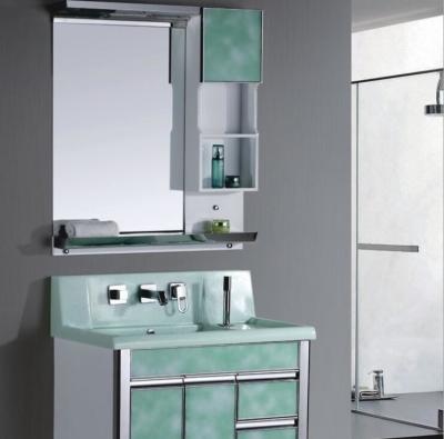 China 100 X48/cm PVC bathroom cabinet / wall cabinet / hung cabinet / white color for bathroom for sale