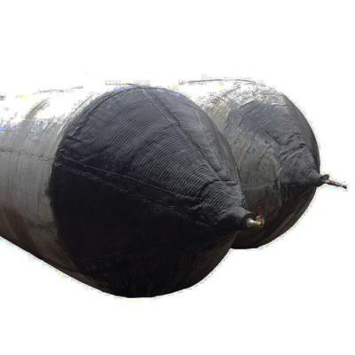 China Zwarte 2,0 m Airbag Roller opblaasbare rubber ballon Schip lancering ballon Te koop