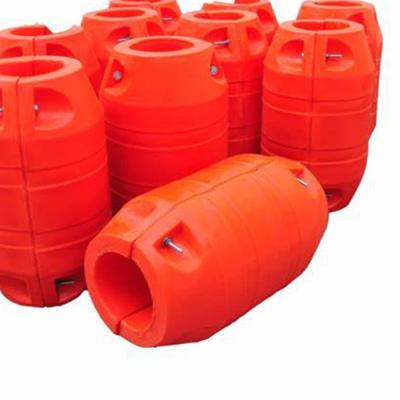 China Marine 3 Inch Oil Pipeline Buoy Large Diameter Sand Suction Pipe Float for sale