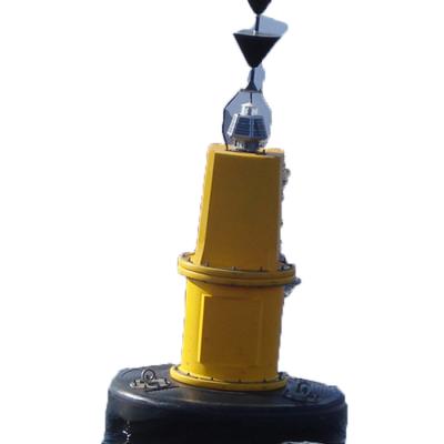 China 700*1550mm Marine Navigation Buoys Polyethylene Buoy Cylindrical Marker Buoy for sale