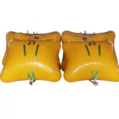 Chine Airbags pour bateaux HF soudage PVC revêtu de tissu sac de levage type oreiller fermé à vendre