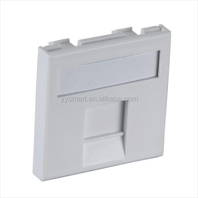 China ABS RJ45 Wall Plate 45x45mm French Type for sale