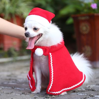 China Christmas Festival Decoration Christmas Dog Clothes Pet Clothing / Winter Pet Dress For Dog Costume for sale