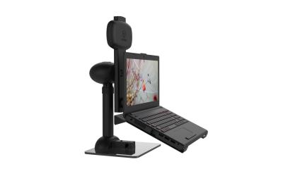 China Hals-Therapie-Laptop-Schirm-Stand-anhebender drehender Monitor-Arm zu verkaufen