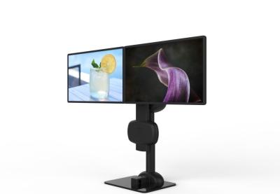 China Elektrisch tillen Draaiend Dual Monitor Arm Stand voor het verlichten van de stijfheid van de nek Te koop