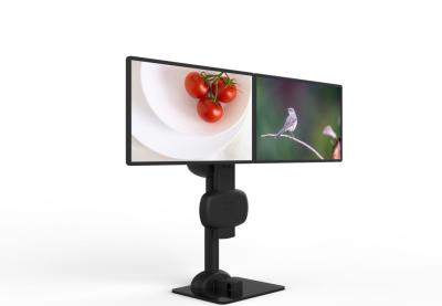 Chine Electric Lifting Rotating Dual Monitor  Stand For Relieve Neck And Lumbar Pain à vendre