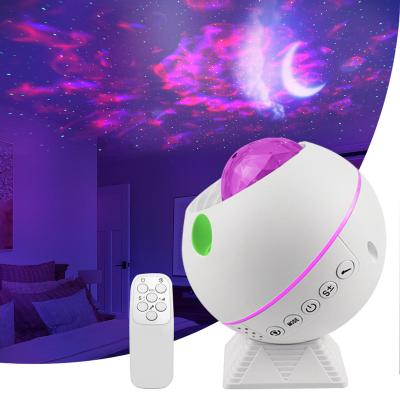 China New-designed starry sky kids LED night light moon star projector with remote control for sale