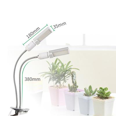 China Double Head FLOWER 45W Gooseneck LED Light Plant Grow Light With Replaceable Bulbs for sale