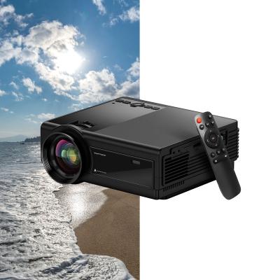 China Internet Ready good competitive lcd  proyector para celular black compact mini projector for sale