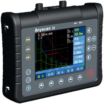 China AnyScan-30 Handheld Conventional Ultrasonic Ultrasonic Test Doppler Flaw Detector for sale