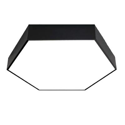 China Creative Downlights LED Hexagon Office Chandelier Living Room Study Restaurant Deckenleuchte Ceiling Lamp for sale