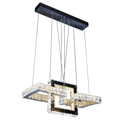 China Shinetime Crystal Chandelier Island Pendant Light Dimmable LED Contemporary Adjustable Pendant Lamp for sale