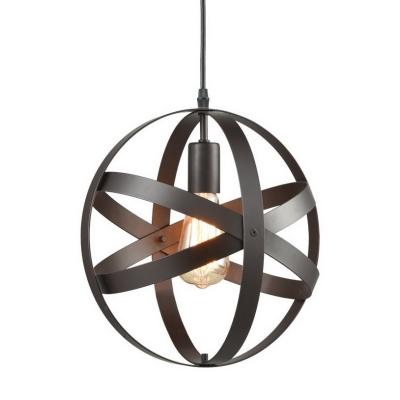 China Hotel Shinetime Industrial Metal Spherical Pendant Shows Variable Hanging Light Fixture for sale