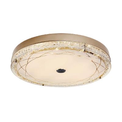 China Modern Embeded Crystal Ceiling Light LED Ceiling Lamp Glass Ceiling Fixtures Bedroom Lighting for sale