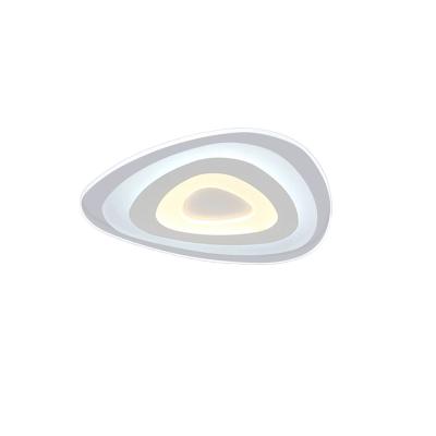 China Surface mounted modern ultra-thin led flush mount ceiling light 3 color adjustable ceiling lamp for living room home for sale