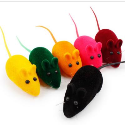 China G00947 New Viable Little Mouse Toy Noise Sound Squeak Rat Playing Gift For Kitten Cat Play 6*3*2.5cm for sale