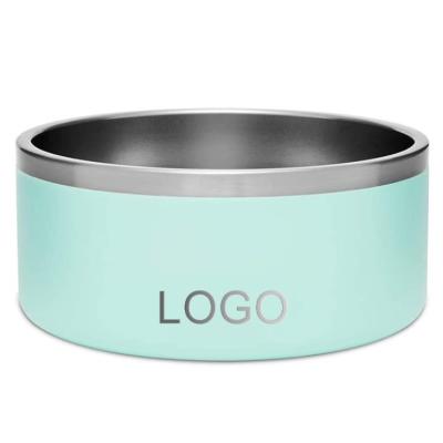 China G00970 Amazon factory supply new design viable hot selling dog bowl stainless steel pet food custom bowl for sale