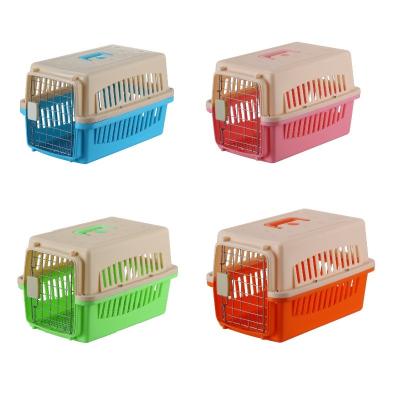 China G00005 Small Breathable Plastic Outdoor Suitcase Carrier For Pet Cat And Dog for sale