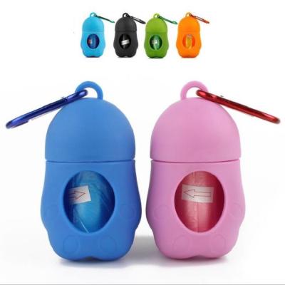 China Sustainable Logo Dog Poop Dispenser Dog Poop Bag Holder Eco Friendly G00223 Custom Poop Bag Holder for sale