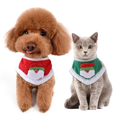 China Wholesale Viable Cat Christmas Ornament Winter Costume Pet Christmas Clothes Cotton Coat Dog Costume for sale