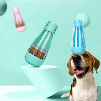 China Viable Multifunctional Pet Accompanying Portable Water Cup Dog Food Cup Travel Kettle Outdoor Pet Waterer for sale