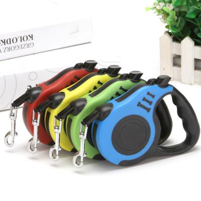 China Stored Automatic Retractable Pet Leash 3 Meters 5 Meters Pet Tractor For Small And Medium Dogs for sale