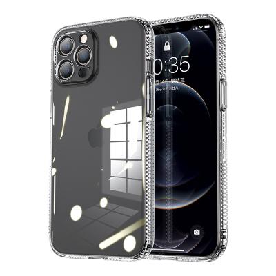 China Shockproof Clear Silicone Case For iPhone Clear TPU Cover Case For iPhone 12 Pro Max Case for sale