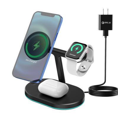 China Multifunctional 3-in-1 Fast Charger Mobile Phone High Speed ​​Wireless Holder for sale