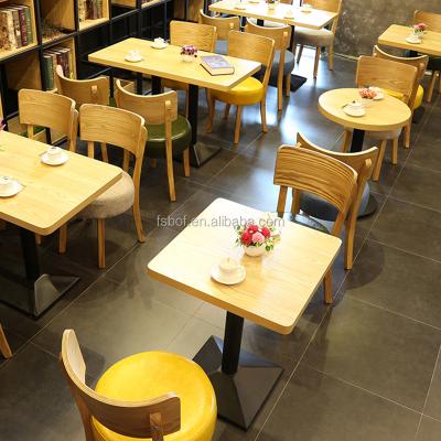 China Modern Wholesale Cafe Furniture Coffee Tables And Chairs Foshan Modern Restaurant Furniture Set for sale