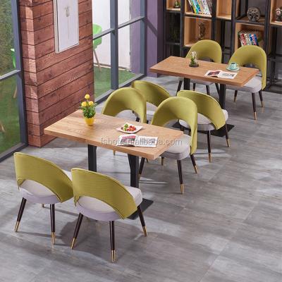 China Modern wholesale solid wood restaurant furniture hotel restaurant table and chair furniture set for sale