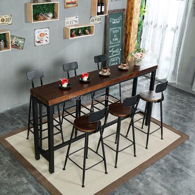 China New high table fashion bar stools bar chair dining room dining area nordic cheap used table R1760 for sale