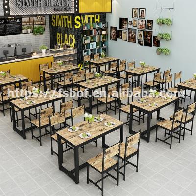 China Nordic dinning booth and table restaurant square dining tables and chairs fashion wrought iron table design cafe furniture for sale