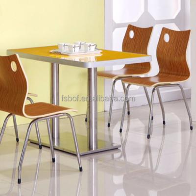 China New fast food booth and table design restaurant table and chair restaurant wrought iron nordic white dining square tables chairs furniture for sale R1767-1 for sale