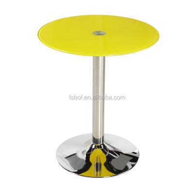 China Modern wholesale cheap round glass table chairs for restaurant furniture store conference negotiation tables and chairs for sale